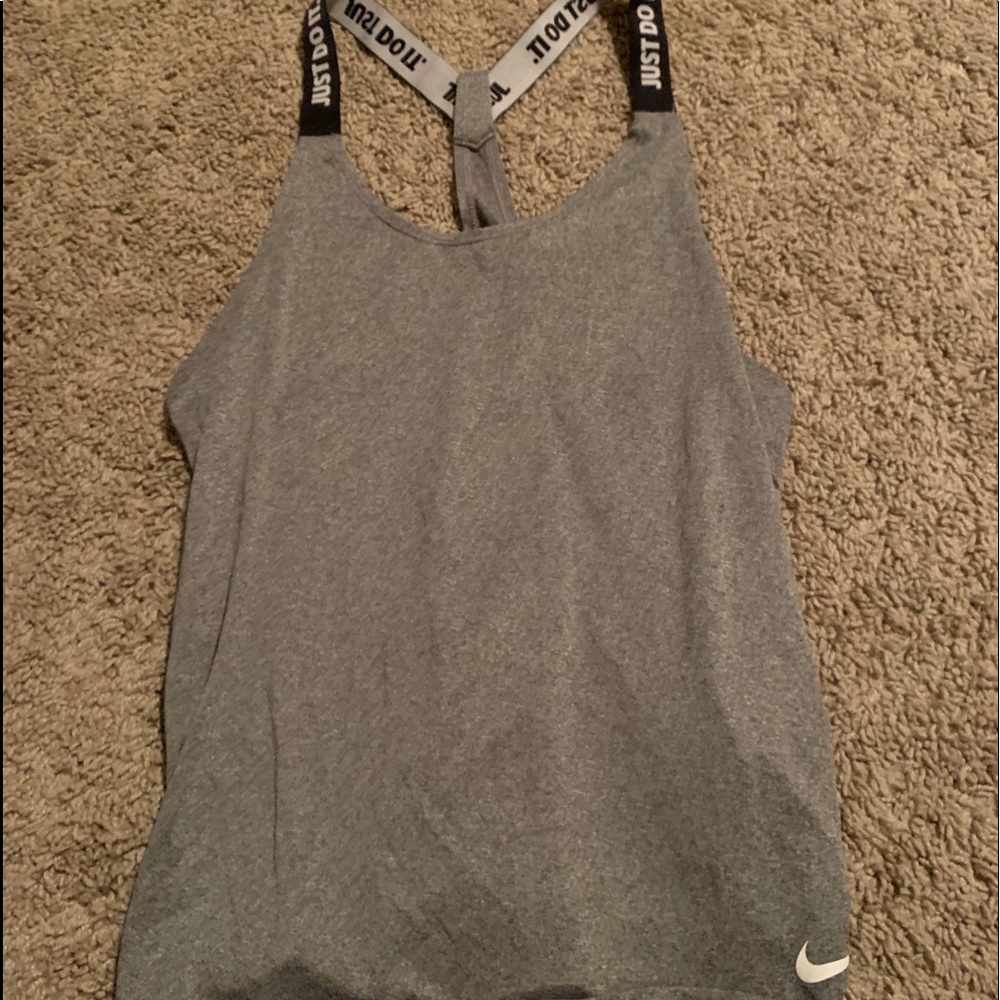 Grey Nike Dri-Fit Tank